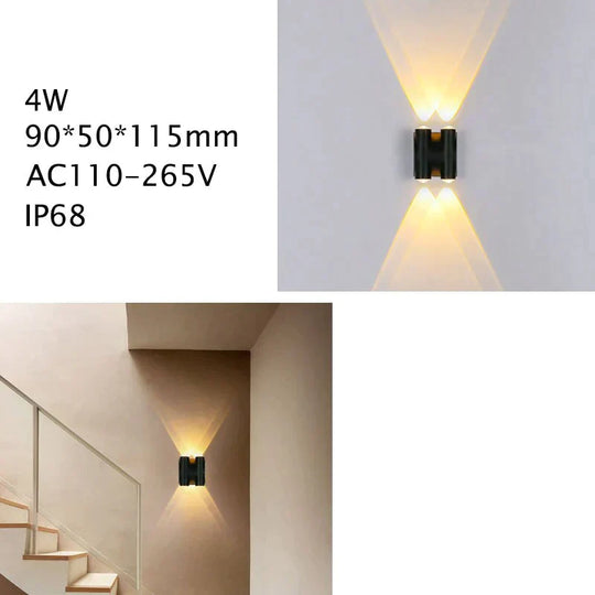 Outdoor Lighting LED Garden Light Alumunim Wall Lamp Villa Porch Street Sconce Lightings 110v-260v Sconce Luminaire