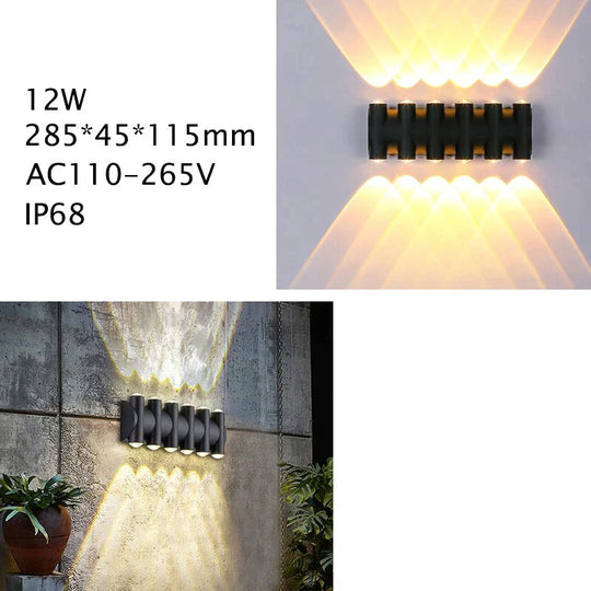 Outdoor Lighting LED Garden Light Alumunim Wall Lamp Villa Porch Street Sconce Lightings 110v-260v Sconce Luminaire