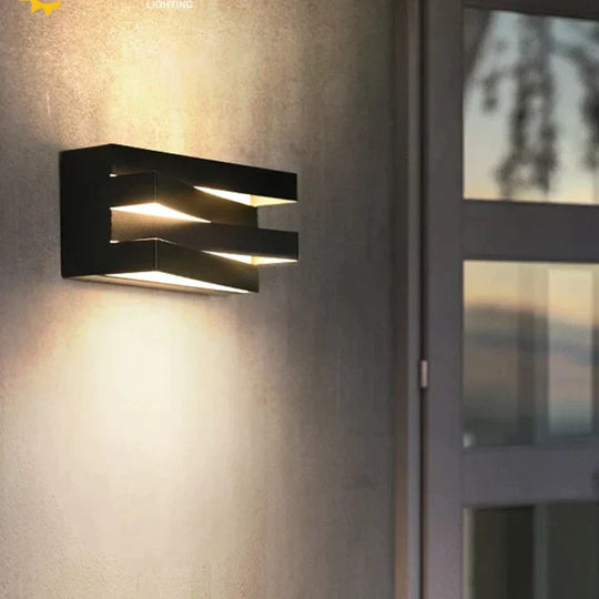 LED Light Outdoor Garden House Lighting  Alumunim IP65 Wall Lamp Villa Porch Gate Lighting 110v-260v Sconce Luminaire