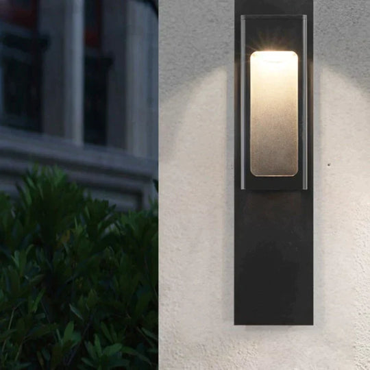 IP67 Waterproof Outdoor LED Wall Lighting Motion Sensor Aluminum Black Bronze Garden Porch Sconce Light 96V220V Sconce Luminaire