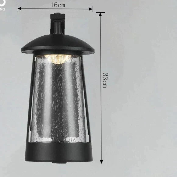 IP68 Waterproof Outdoor LED Wall Lighting Industrial Aluminum Black Lamp for Garden Porch Sconce Light 96V 220V Sconce Luminaire