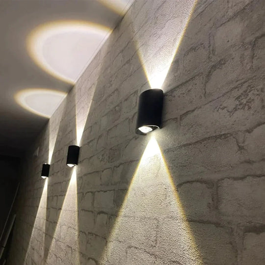 LED Wall Light Outdoor Waterproof Modern Nordic Style Indoor Wall Lamps Living Room Porch Garden Lamp 2W 4W 6W 8W 12W NR-69