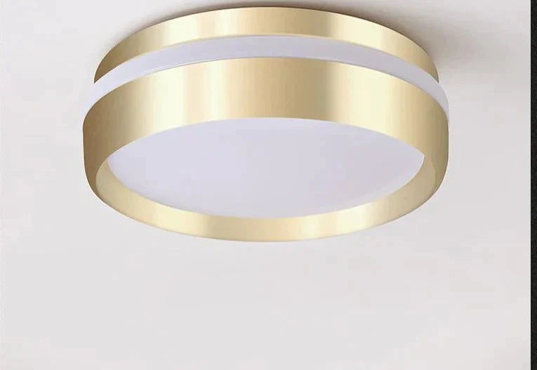 Modern Minimalist Gateway Round Gold LED Small Ceiling Lamp