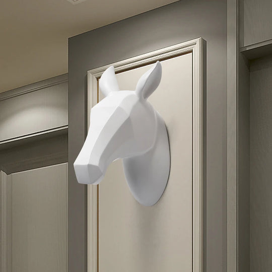 Ella's Resin Creative 3D Origami Horsehead Wall Decoration