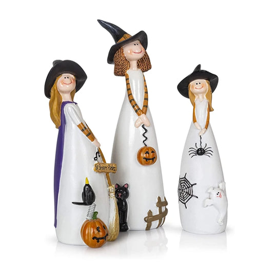 Hauntingly delightful Halloween décor  with these enchanting Witch Decoration Resin Crafts!