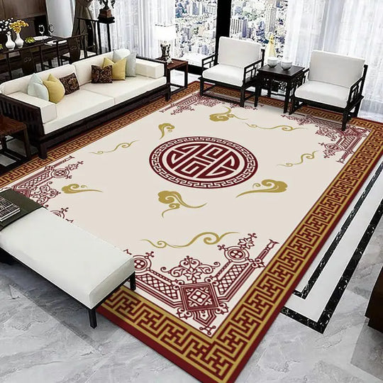 Modern Simple Flower Pattern Carpet Living Room Rug Bedroom Home Decoration Bathroom Mat Kitchen Floor Mats Household Earth Mat