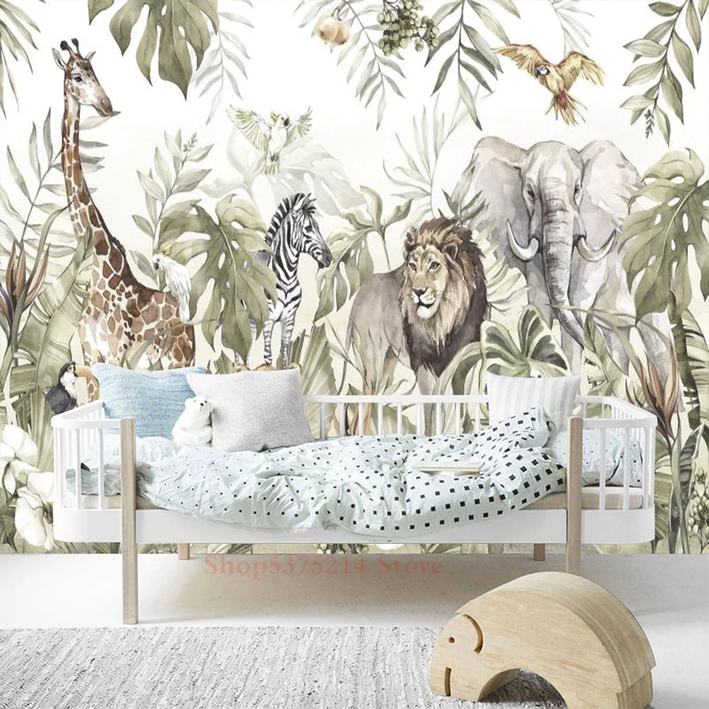 Harper's Transform Your Space with Jungle Animal 3D Wallpapers