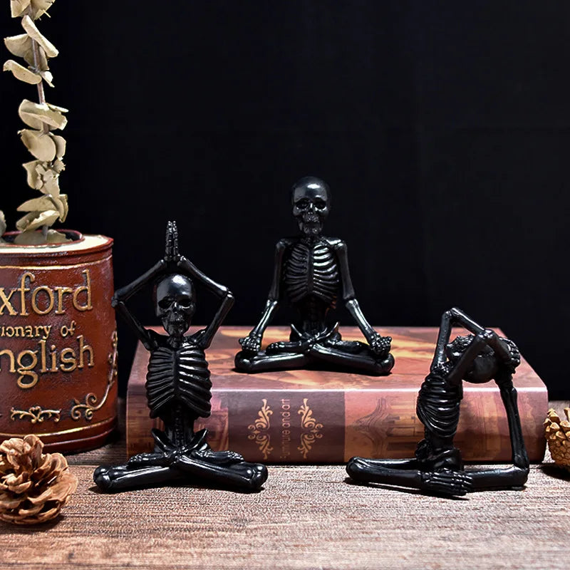 Violet's Gothic Human Skeleton Figurines