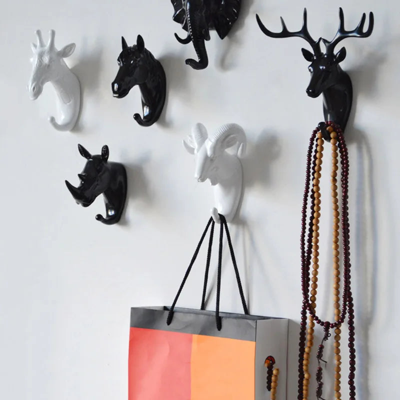 Addison's Vintage Deer Head Wall Hanging Hook