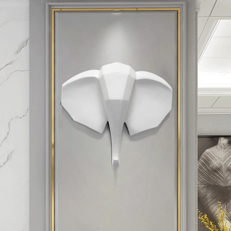 Emma's Resin Home 3D Origami Elephant Head Wall Hanging