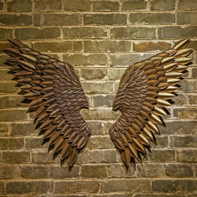 Lily's 110cm Retro Angel Wings Wall Decoration