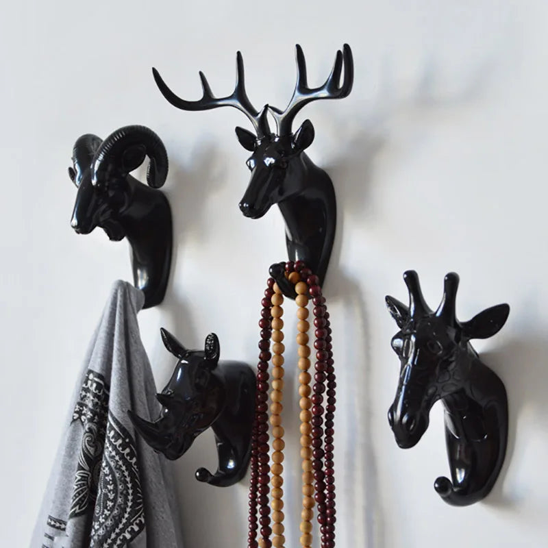 Addison's Vintage Deer Head Wall Hanging Hook