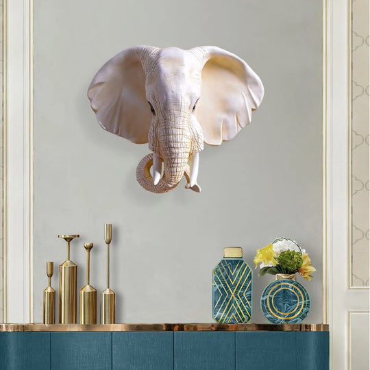 Ella's European Style Fortune Elephant Wall Hanging Decorates Statues