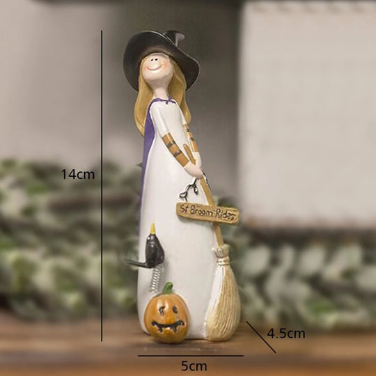 Hauntingly delightful Halloween décor  with these enchanting Witch Decoration Resin Crafts!