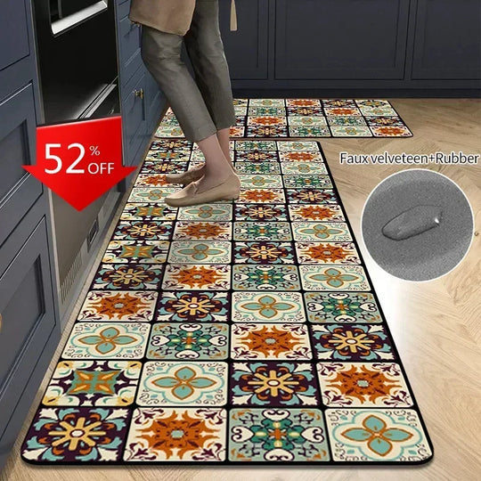 Diatomite Mat Non-slip Kitchen Rug Super Absorbent Floor Mats Kitchen Long Carpets for Living Room Entrance Doormat 주방매트