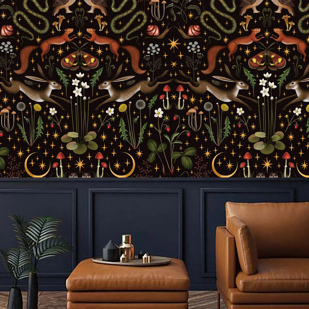 Aria's Transform Your Space with Forest Plant Animal Wallpaper