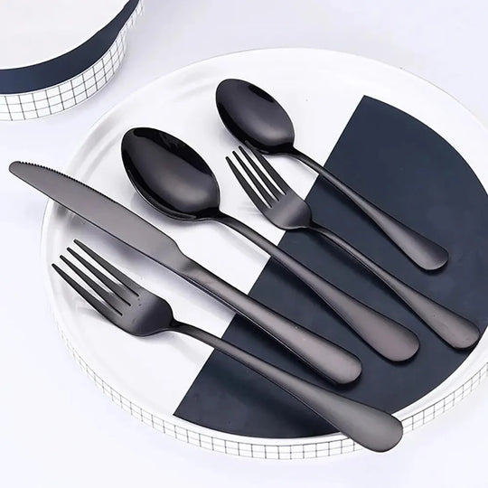 Briella 20Pcs Stainless Steel Flatware Set