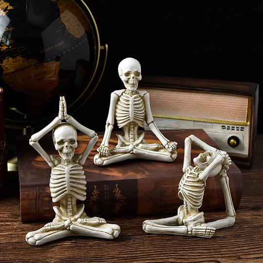 Violet's Gothic Human Skeleton Figurines