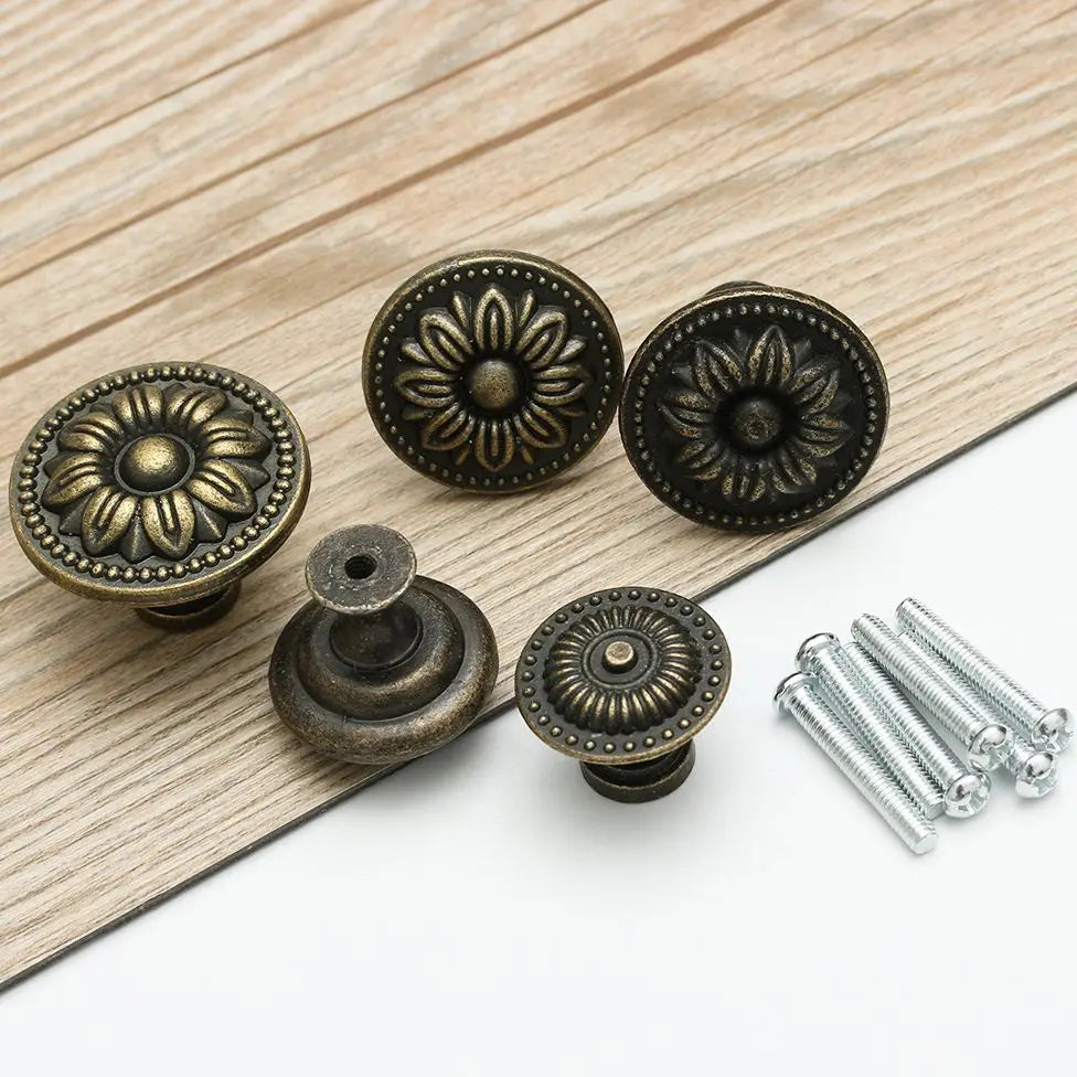 Ella's Antique Pull Handles Round Shape Cabinet Pulls