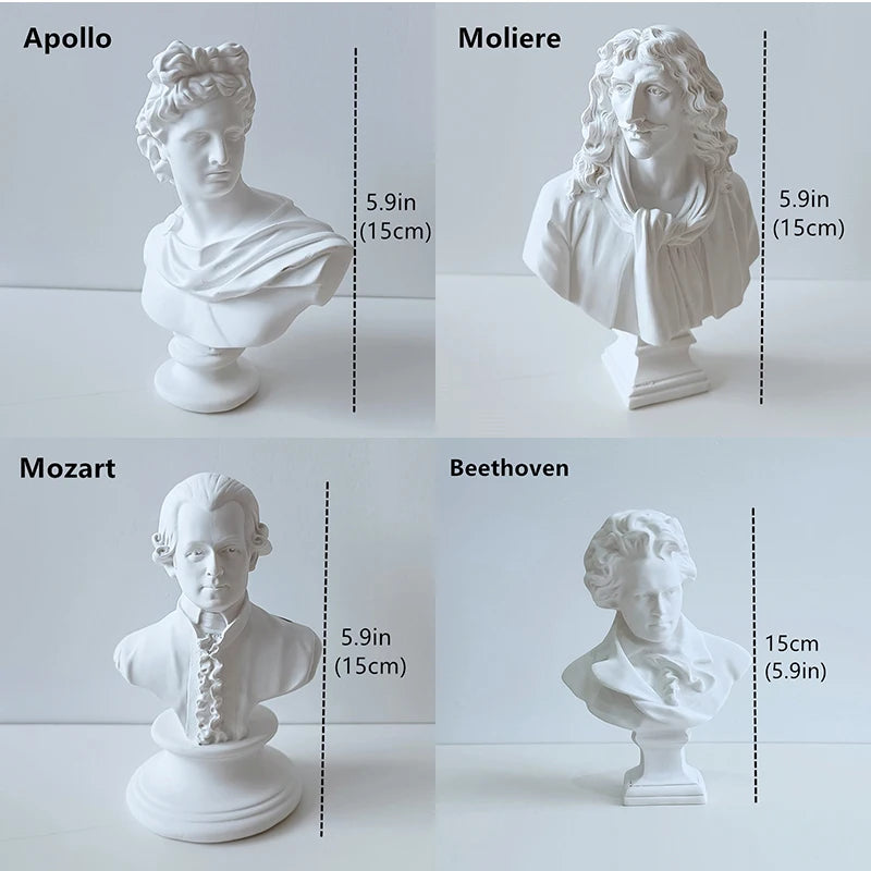 Ava's Decorative Statue For Living Room - Beethoven Apollo