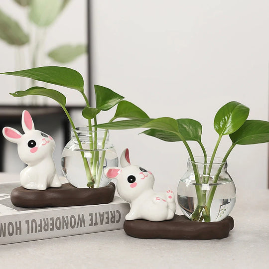 Chaya Cute Rabbit Aquatic Vase