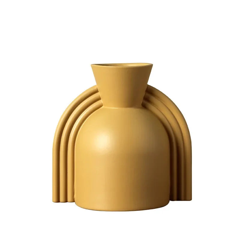 Arleth Nordic Style Ceramic Vase: A Modern Masterpiece