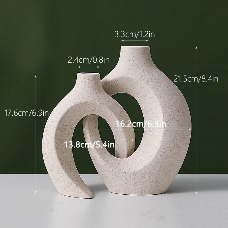 Reyna Nordic Ceramic Heart-shaped Vase: A Timeless Wedding Gift