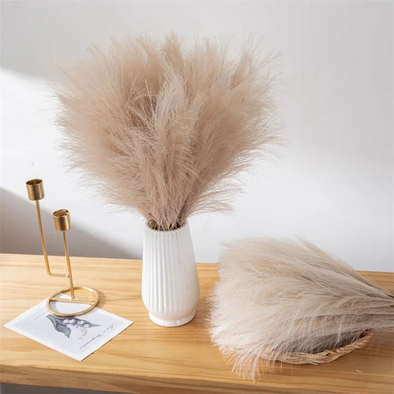 Elle Fluffy Pampas Grass Boho Decor Flower Set