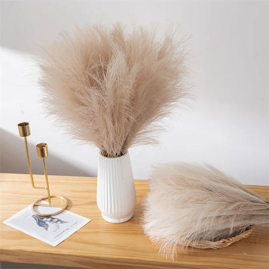 Elle Fluffy Pampas Grass Boho Decor Flower Set