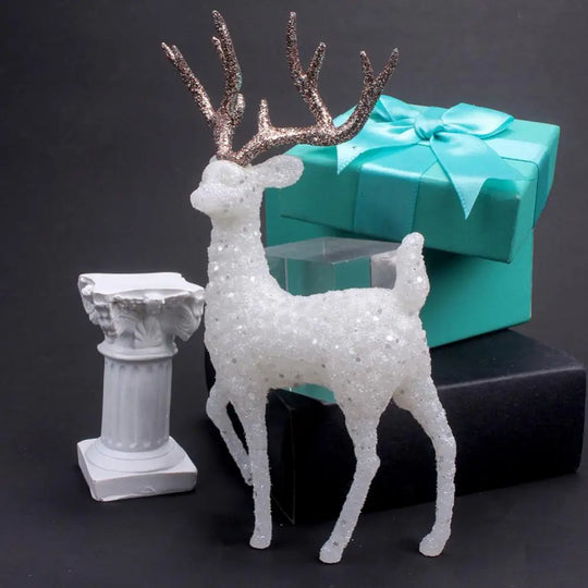 Brooklyn's 2/1PCS Gold Deer Statue Reindeer Figurines