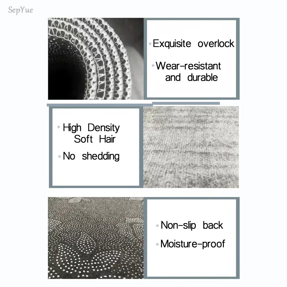 Polyster Waterproof Oilproof Kitchen Mat Printed Antislip Bath Mat Soft Bedroom Floor Mat Living Room Carpet Doormat Kitchen Rug