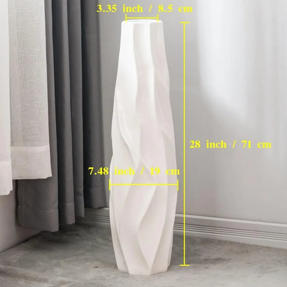 Noemi RUO WU Large Floor Ceramic Tall Vase: Elevate Your Home Decor