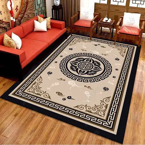 Modern Simple Flower Pattern Carpet Living Room Rug Bedroom Home Decoration Bathroom Mat Kitchen Floor Mats Household Earth Mat