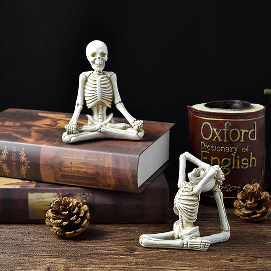 Violet's Gothic Human Skeleton Figurines