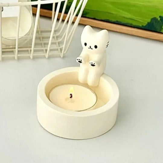 Sophia's Cat Candlestick Holder