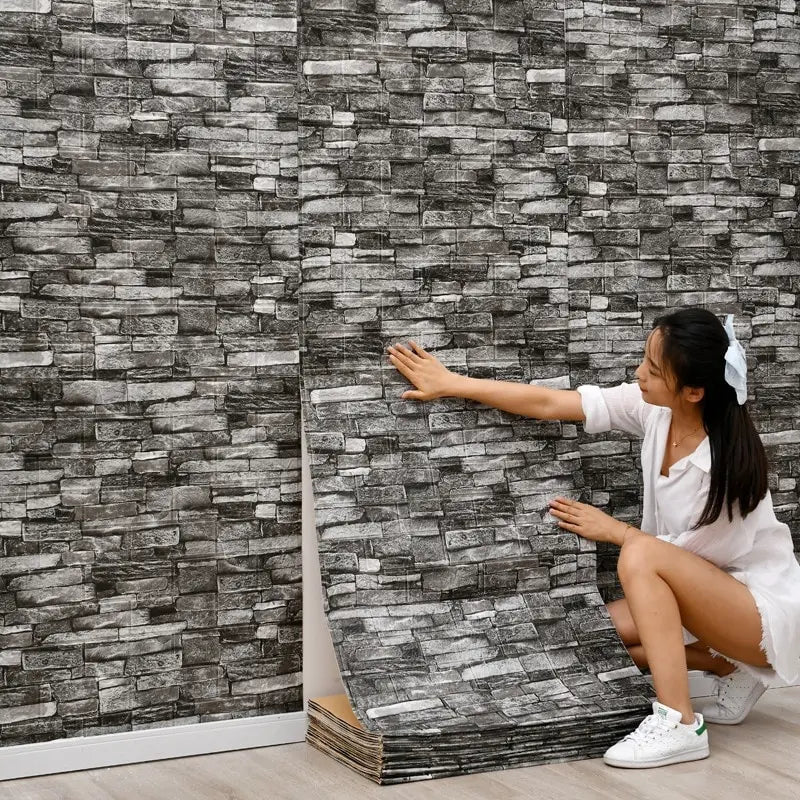 Eva's 3D Wall Sticker Imitation Brick: Elevate Your Home Decor