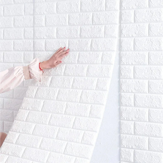 Emma's 3D Soft Foam Brick Wallpaper Sticker Roll: Transform Your Space with Ease