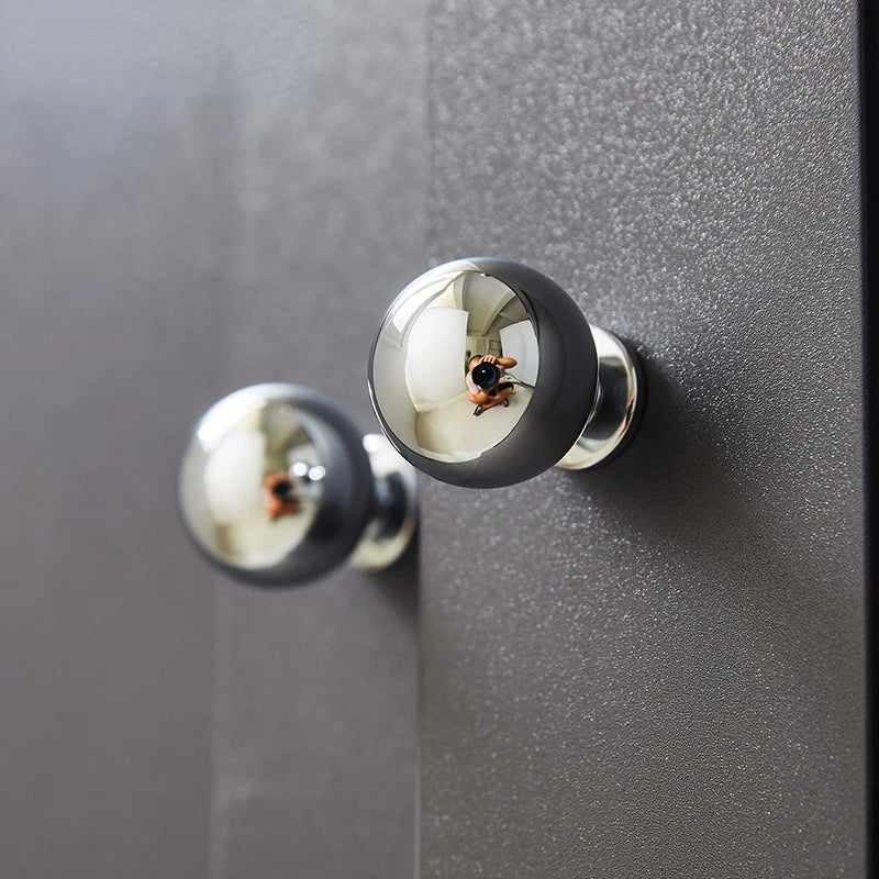 Eva's Brass Modern Light Luxury Round Ball Door Handle