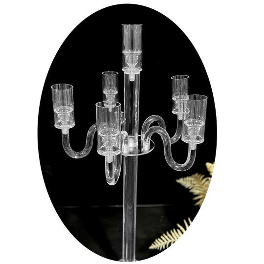 Sophia's Acrylic Candelabra Centerpieces