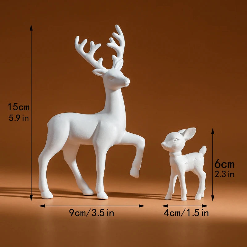 Kora Room Decor Mother Deer Sculptures