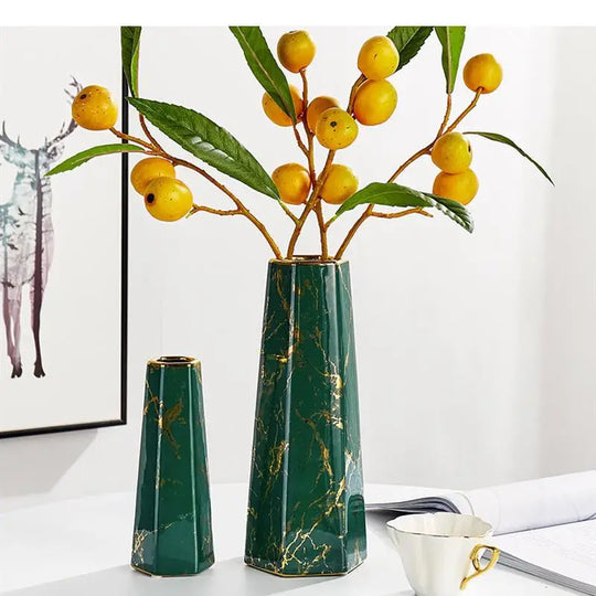 Jayleen Marbling Ceramics Desktop Vase