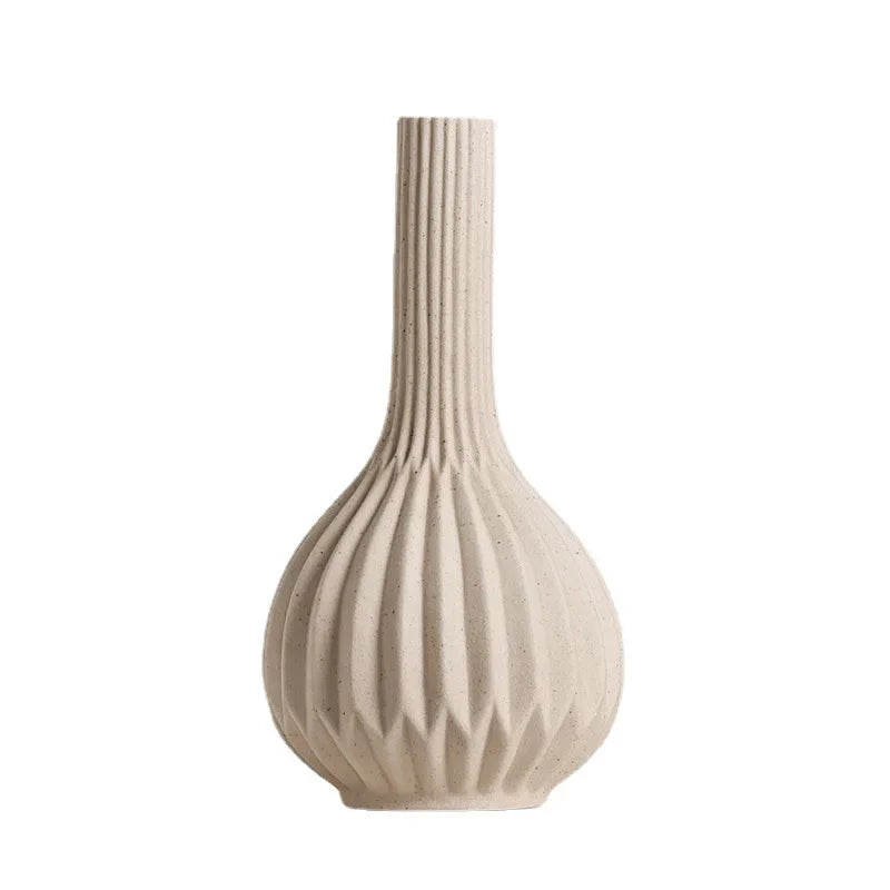 Oaklyn White Ceramic Vases: Elegance Redefined