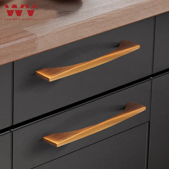 Aya WV Antique Kitchen Cabinet Storage Handles Dressers Closet Brass Drawer Hardware Furniture Handle Accessories Wardrobe Door Knob