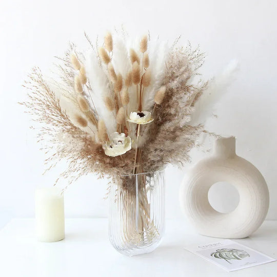 Royalty Pampas Grass Leaves Decoration Fluffy Wedding Arrangement Decoration