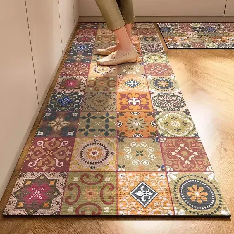 Diatomite Mat Non-slip Kitchen Rug Super Absorbent Floor Mats Kitchen Long Carpets for Living Room Entrance Doormat 주방매트