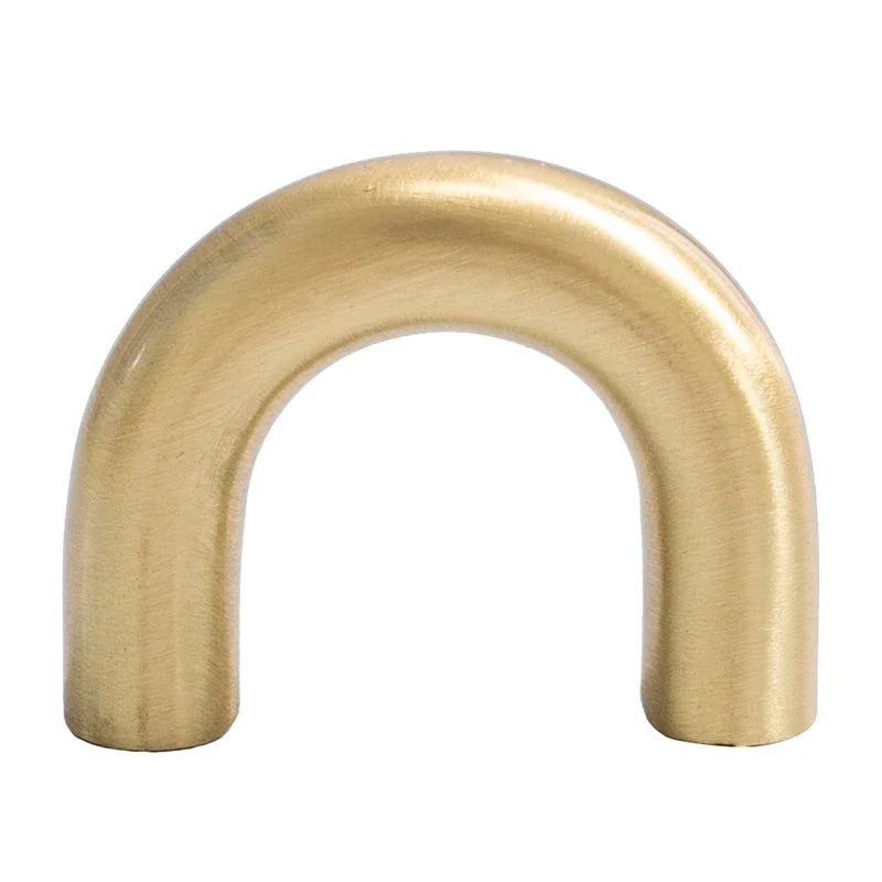 2.52"-15.74" Nordic Brass Long Furniture Handles Wardrobe Kitchen Cupboard Cloakroom Bedside Cabinet Handle Bedroom Accessories