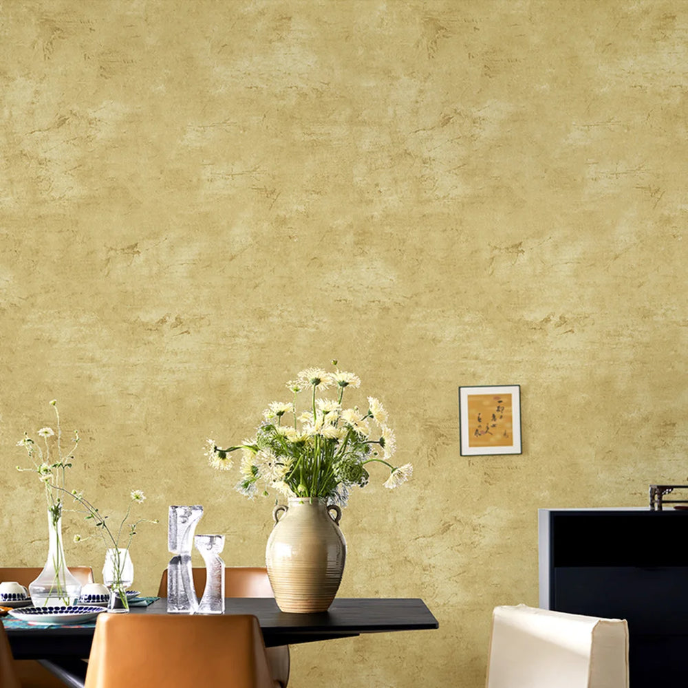 Sofia's Nordic Brushed Silver Pure Color Wallpaper: Elevate Your Space