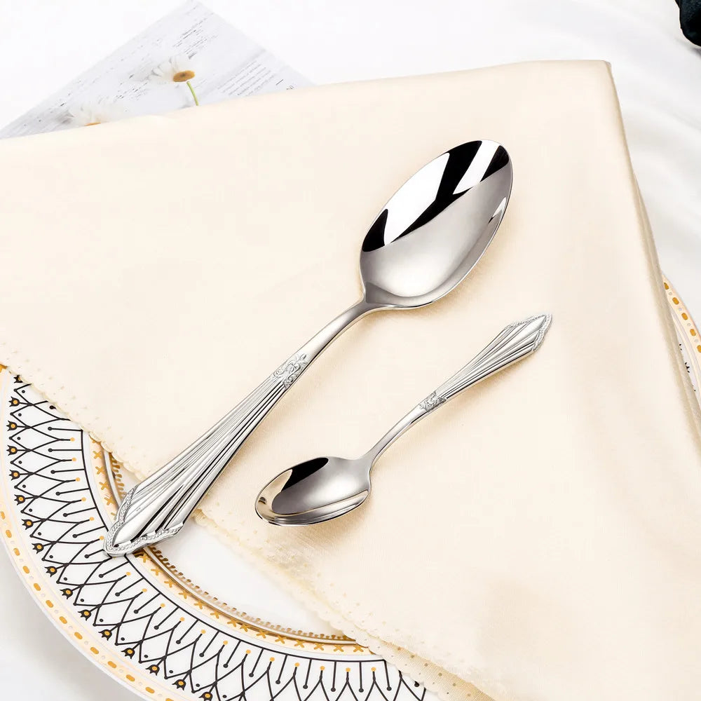 Aitana Luxury Gold Plated Flatware Set