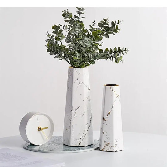 Jayleen Marbling Ceramics Desktop Vase