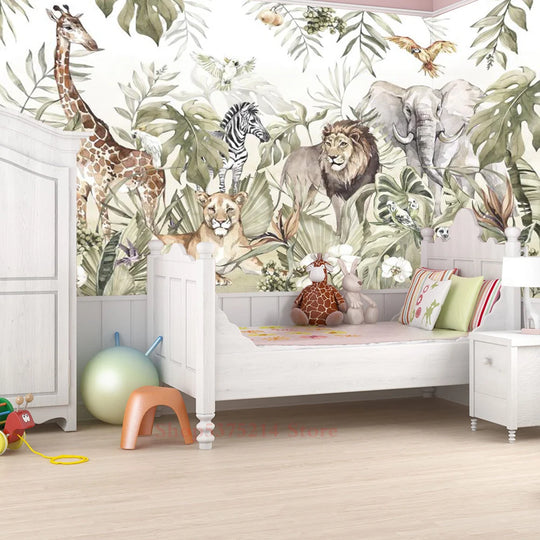 Harper's Transform Your Space with Jungle Animal 3D Wallpapers